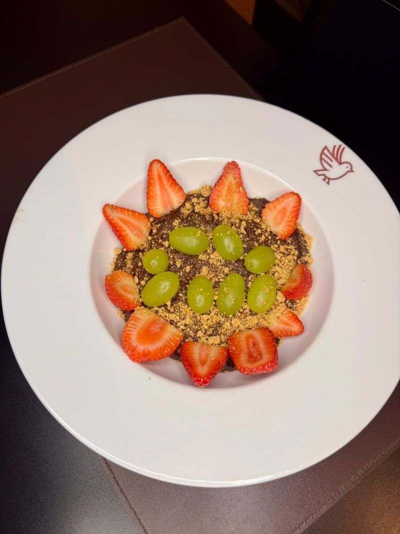 Ganache de Chocolate com Frutas