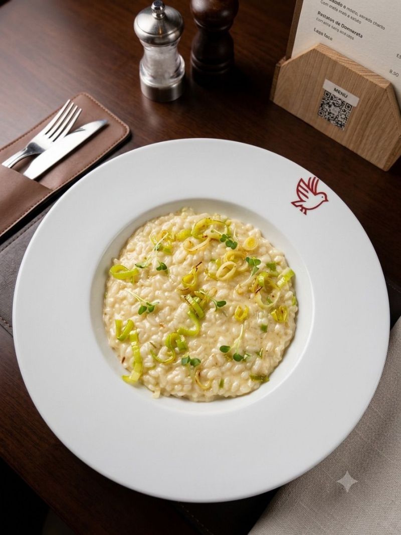 Risoto de Alho-Poró